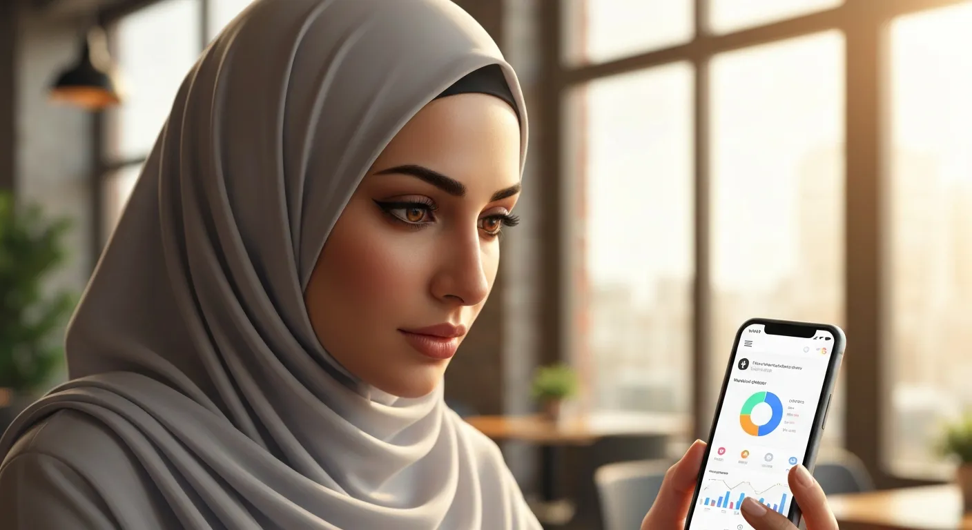 صورة تعبيرية لمستثمرين يستخدمون منصة أموال فلو